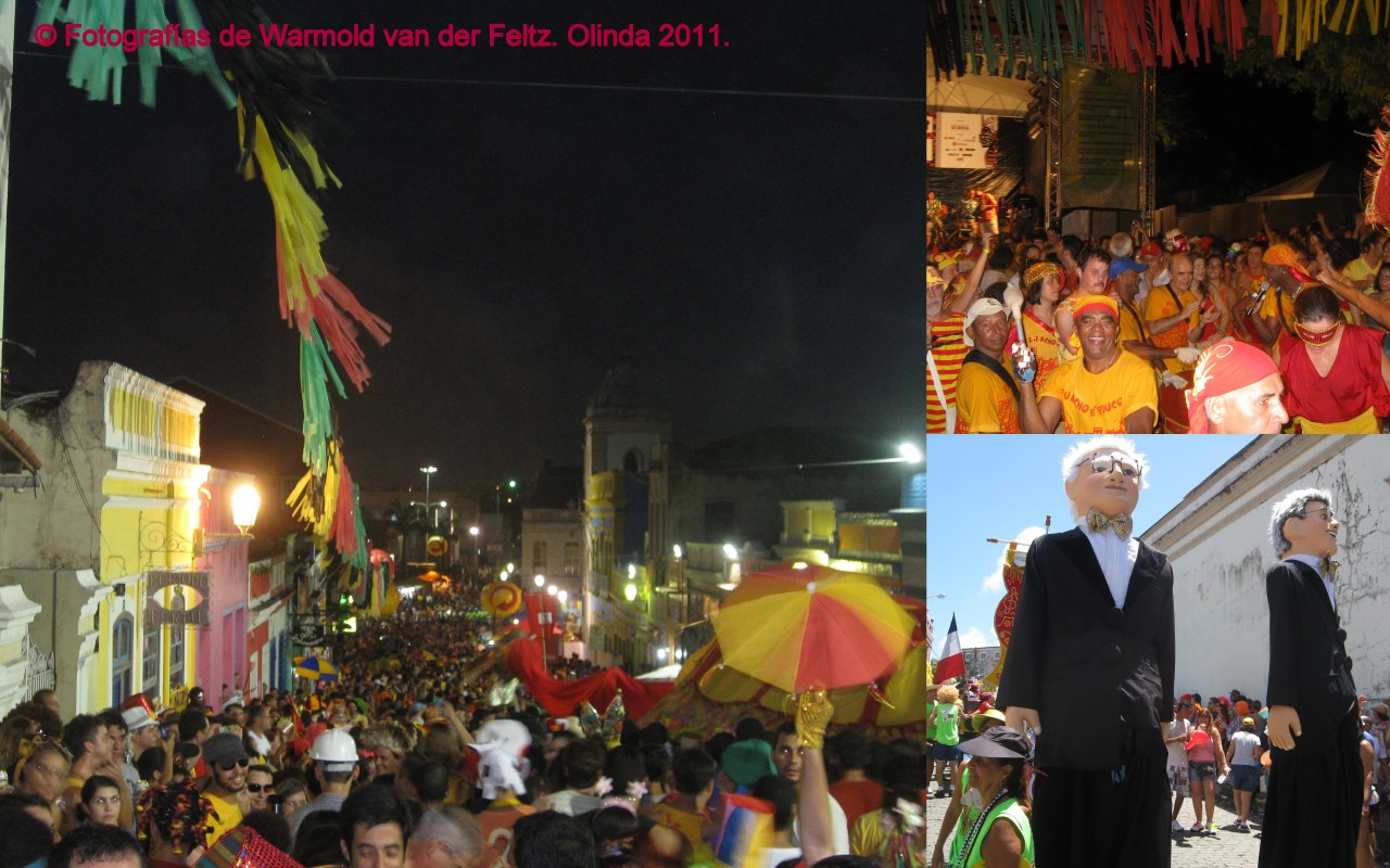 Bonecos. Maracatú. Dragón. Carnaval en Olinda 2011.
