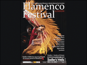 Anuncio en el metro de Londres FLAMENCO FESTIVAL 2012