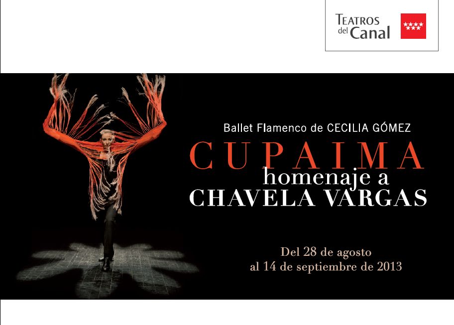 Cartel CUPAIMA Ballet Flamenco de CECILIA GOMEZ en Teatros del Canal