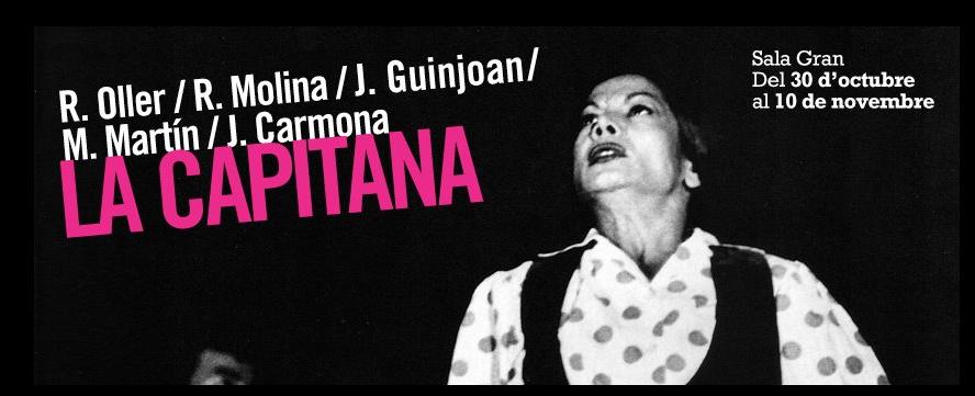 Hoy domingo 18:00 no os perdáis el último pase del espectacular LA CAPITANA, homenaje a Carmen Amaya en el TNC, con grandes del baile flamenco como son Ramón Oller, Rocío Molina, Jesús Carmona, la cantaora Mayte Martín y el músico Joan Guinjoan