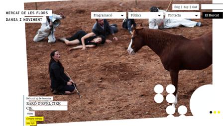 Un grupo de 10 hemos visto OBRES de BARO D’EVEL CIRK CIE. en el Mercat de les Flors y nos ha encantado. Muy recomendable. Solo hasta este domingo 15 dic&nbsp;2013