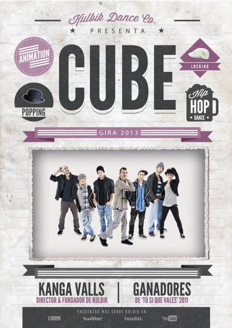 Cartel gira 2013 de Kulbik Dance Company