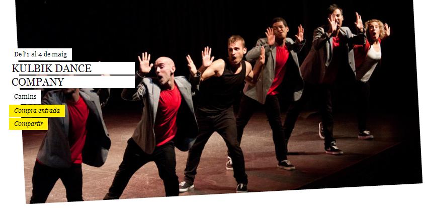 Un grupo de 11 fuimos a ver CAMINS de KULBIK: hip hop, danza urbana, mimo, poesía, popping