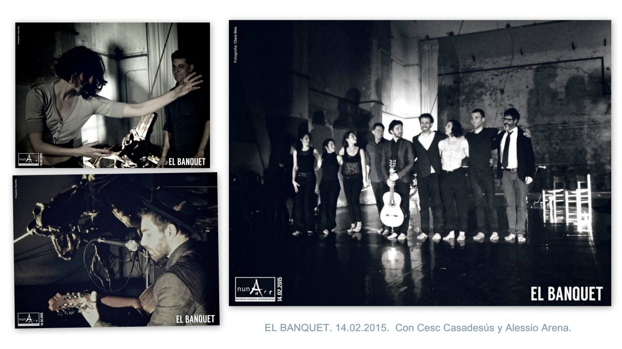 EL BANQUET 14 feb 2015 Cesc Cassadesus Alessio Arena v2