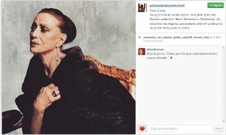 Adrian Mitchell MAYA PLISETSKAYA