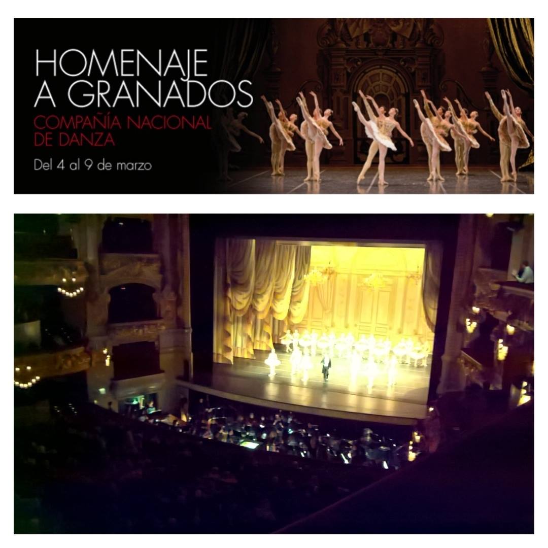 Saludo final y aplausos HOMENAJE A GRANADOS en el TEATRE DEL LICEU