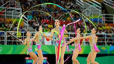 Ejercicio Cintas Samba Equipo Español Gimnasia Ritmica Rio 2016