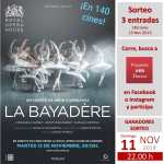 SORTEO LA BAYADERE 140 CINES 13 nov 2018 Proyecto VER Danza