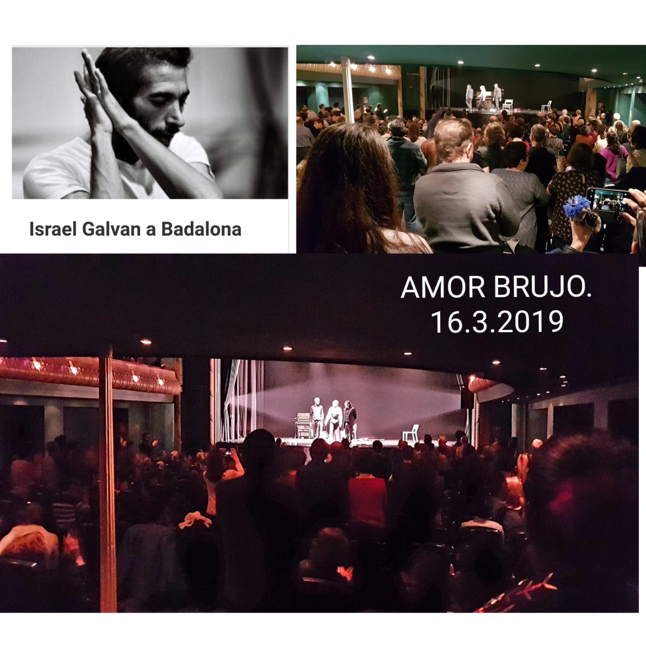 Israel Galvan a Badalona Marzo 2019 aplausos